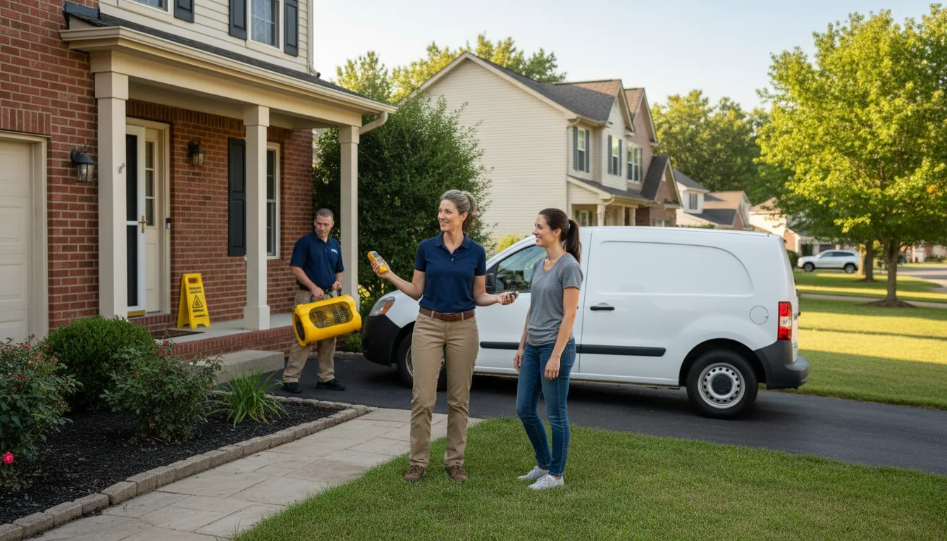 Water restoration image for Dehumidification And Cleanup Services in Laurel, NY